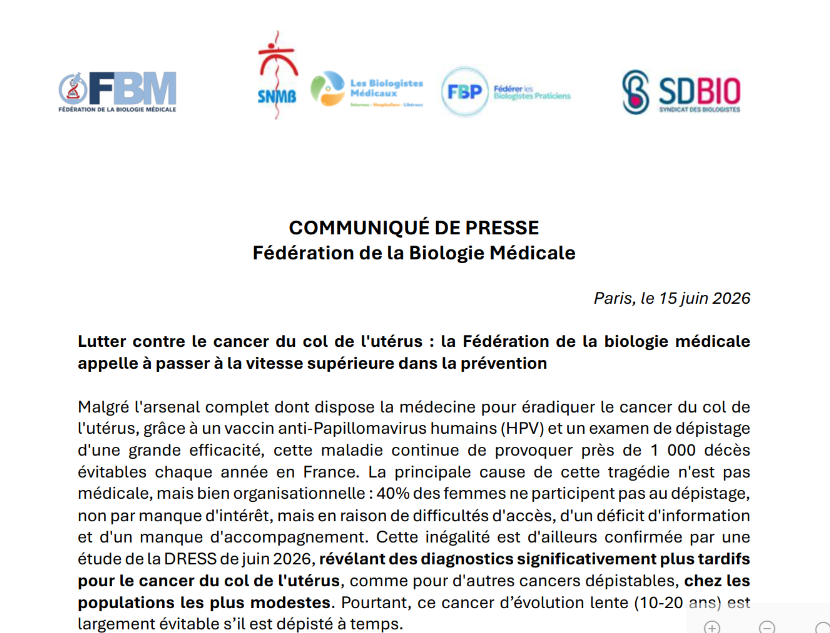 Juin vert: lutte contre le cancer du col de l'utérus
